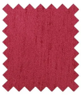 Vermillion Shantung Wedding Swatch